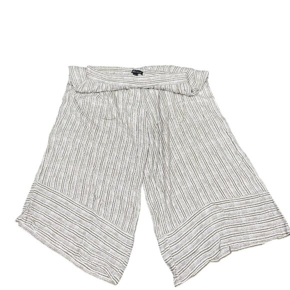 Wishlist Apparel Womens‎ Large Boho Wide Leg Lined Pants Striped Beach Pockets - Picture 2 of 14